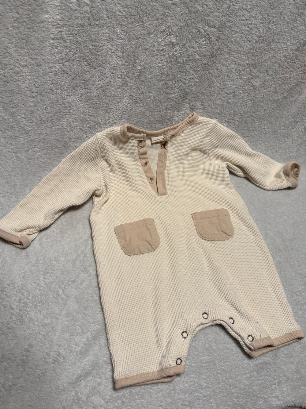 Mini Beige Shortie One Piece Outfit